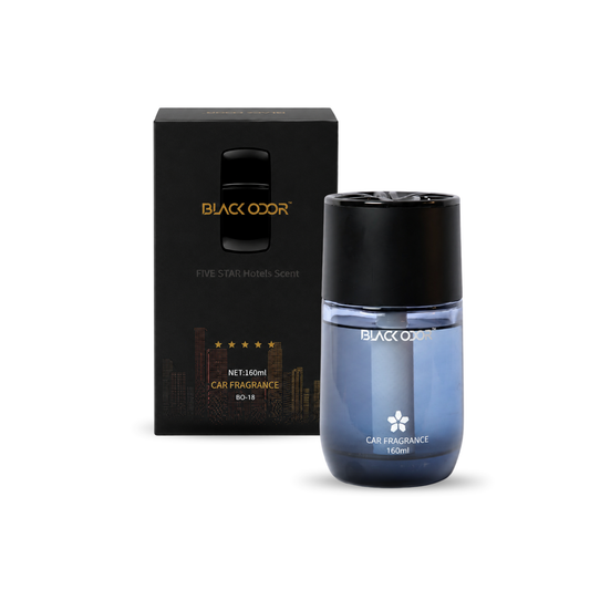 BLACK ODOR Five Star Hotels Scent Car Fragrance – Premium Luxury Liquid Air Freshener for Car, Home & Office (160ml)