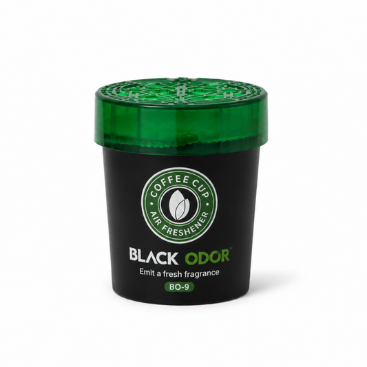 BLACK ODOR Coffee Cup Gel Car Air Freshener – Long Lasting Dashboard Air Freshener for Car, Home & Office (BO-9)