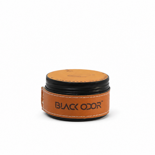 BLACK ODOR Premium Car Air Freshener Gel – Long Lasting Dashboard Air Freshener with Leather Wrap