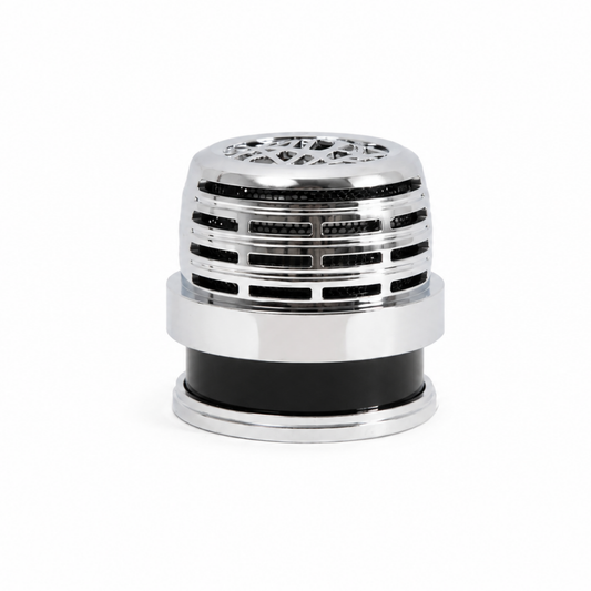 BLACK ODOR Microphone Premium Car Air Freshener – Essential Oil Dashboard Perfume Diffuser